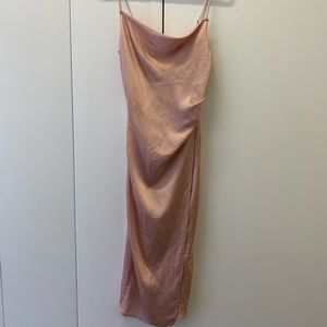 Cowl Neck Slip Dress